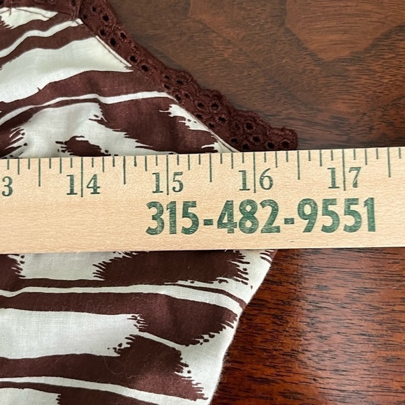 Fire Los Angeles Brown and White Halter Dress size M   New With Tags - Picture 10 of 12